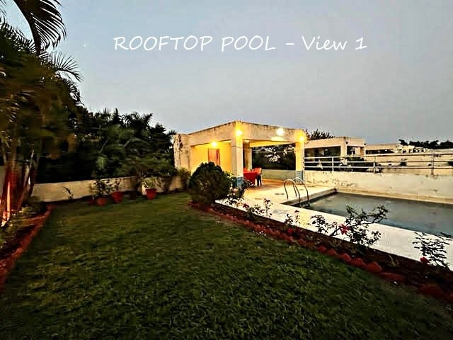 4卧室豪华别墅，可俯瞰花园！屋顶泳池！ ！ ！