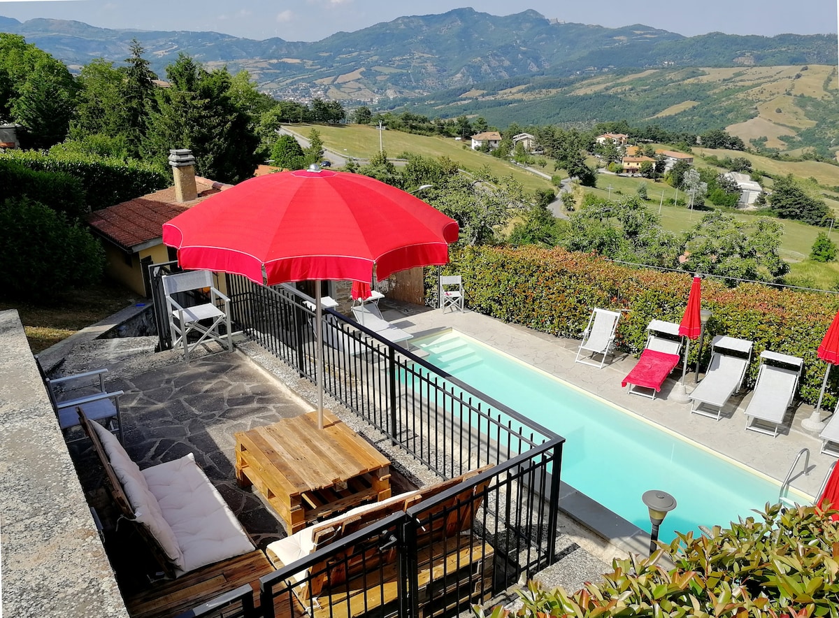 Villa Gelsomino nel paesaggio del Mugello