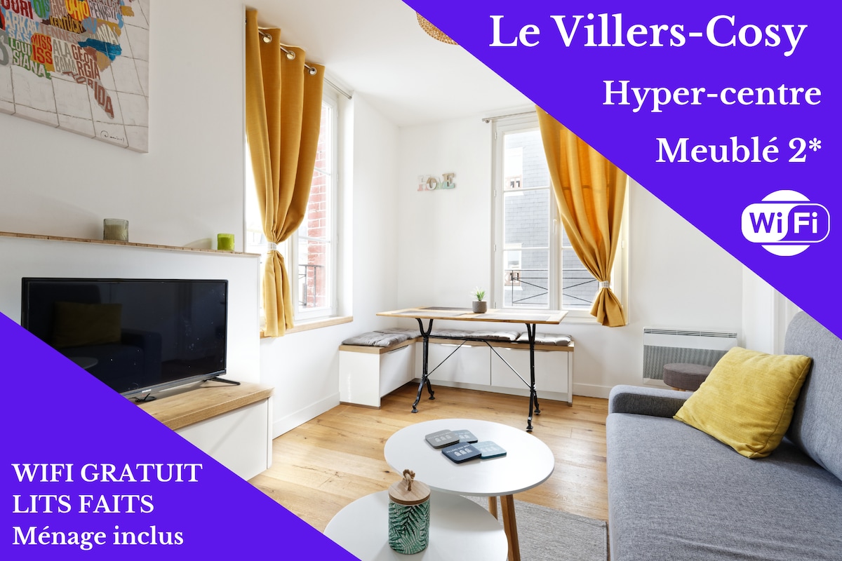 Le Villers-cosy !
T2, bord de mer & hypercentre