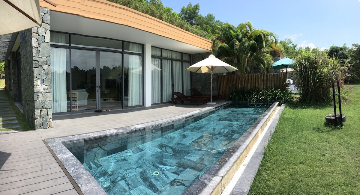 宽敞的3卧室湖景别墅，带泳池（ Dai Lai ）
