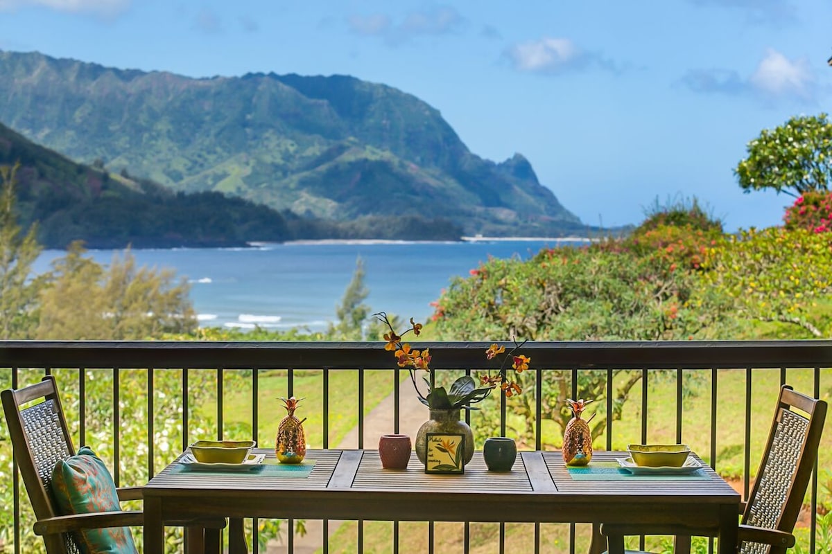 HBR可直接欣赏巴厘岛海（ Bali Hai ）和哈纳雷湾（ Hanalei Bay ）的全景