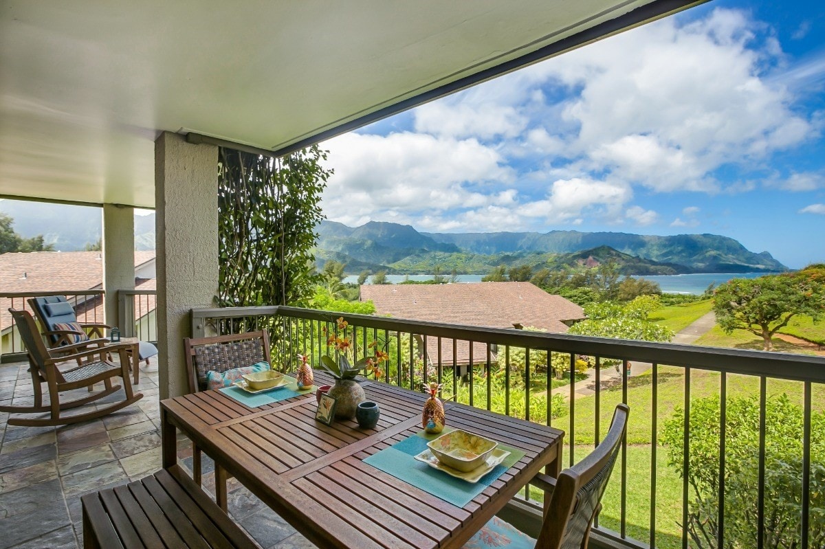 HBR可直接欣赏巴厘岛海（ Bali Hai ）和哈纳雷湾（ Hanalei Bay ）的全景