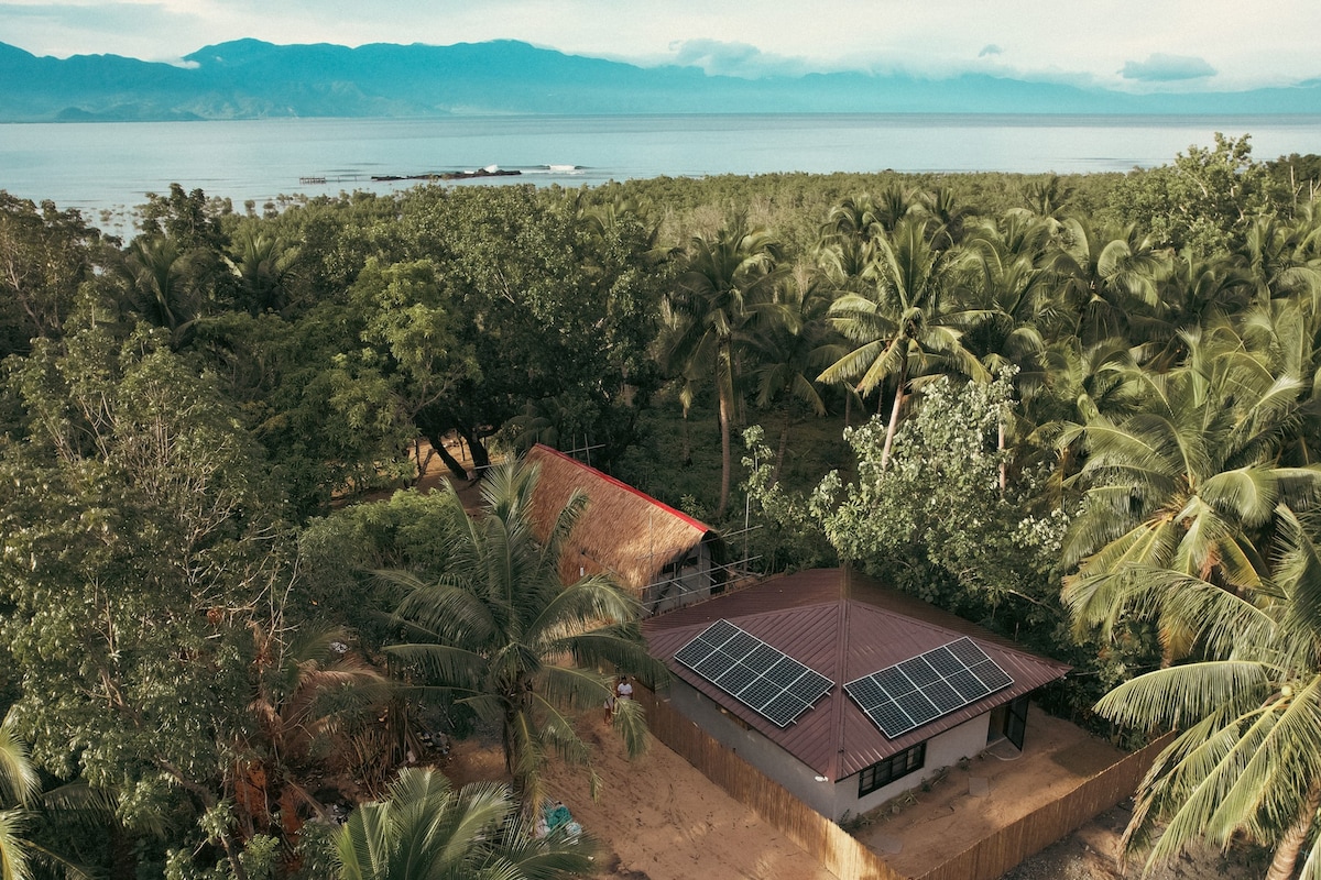 竹屋别墅：干净整洁的1卧室Eco Solar Ocean Front