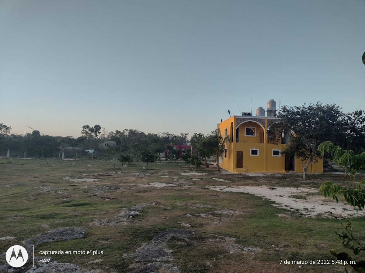 Shalom lugar rodeado de bosques y ambiente de paz.