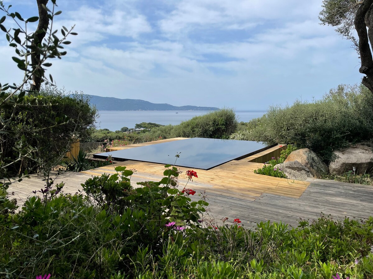 Bergerie superbe vue mer à 400m des plages