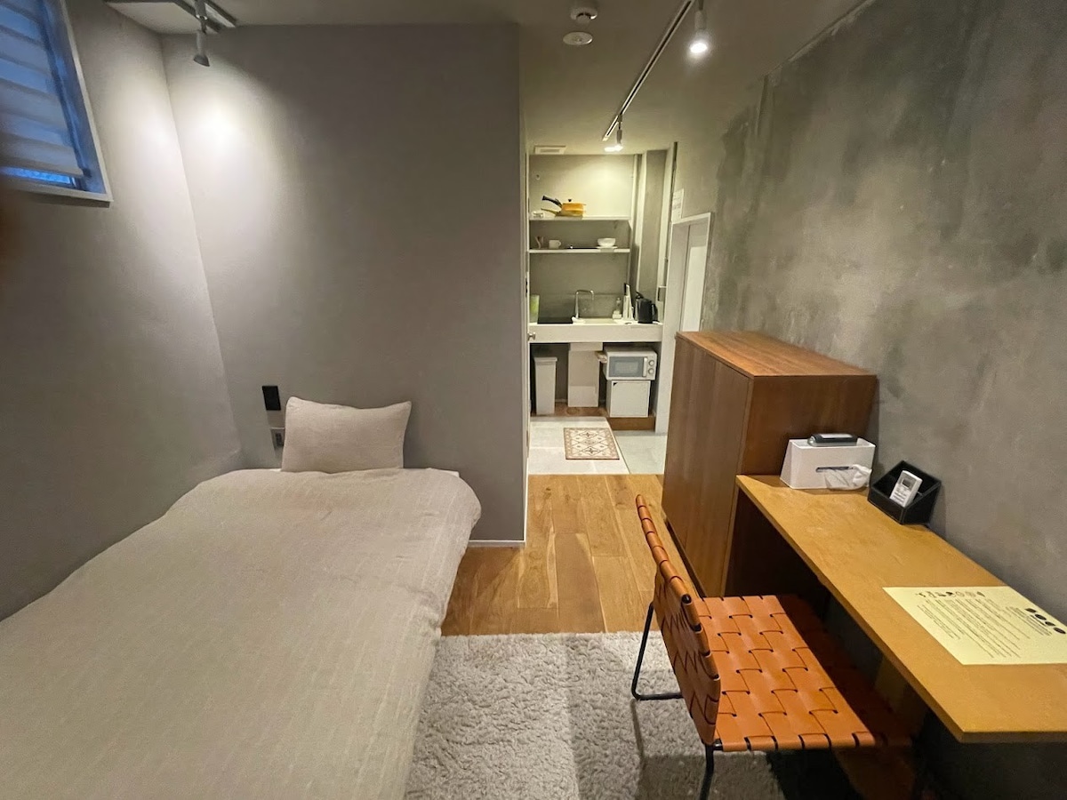 位于京都市中心的舒适单间公寓