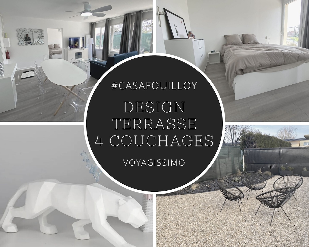 #Casafouilloy Appartement plein pied et terrasse