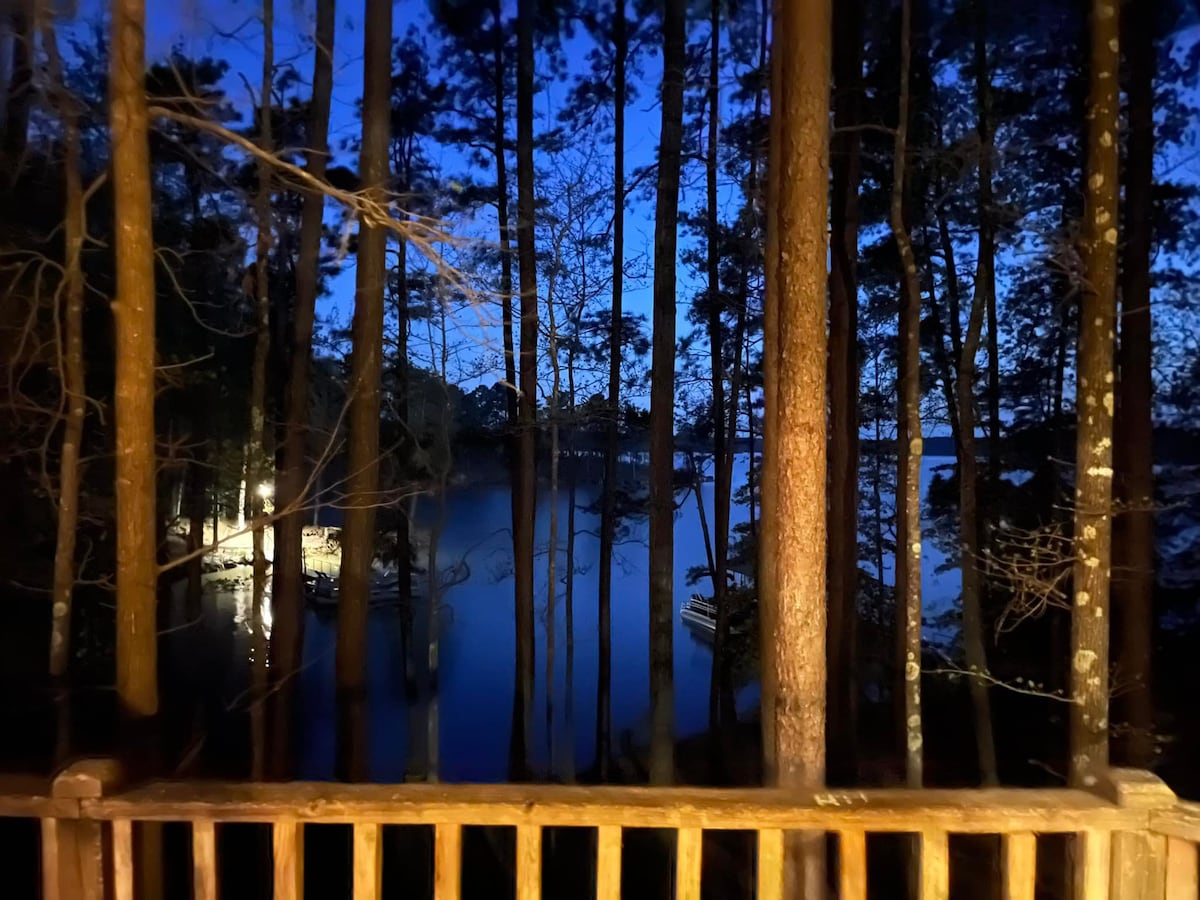 Octagon Shaped Cabin, Clarks Hill, Deep Water Dock