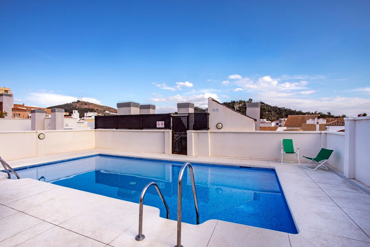 -MalagaSunApts- Central*FreeParking*RooftopPool