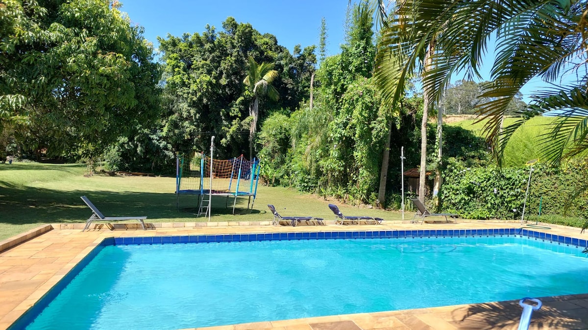 坎皮纳斯（ Campinas ）带泳池的乡村别墅
