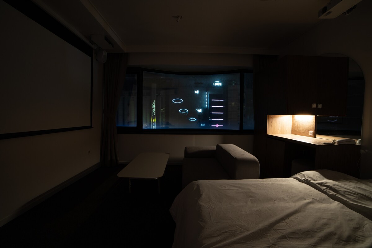 [Siheungwol Cape精品酒店]提供MZ一代/Netflix观看的情感帮派住宿