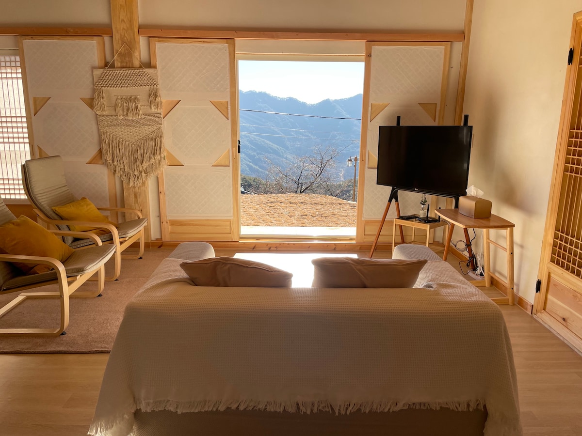 [BEST] [Solvang Hanok House] [韩屋私人住宅]韩屋位于海拔500米的山区
