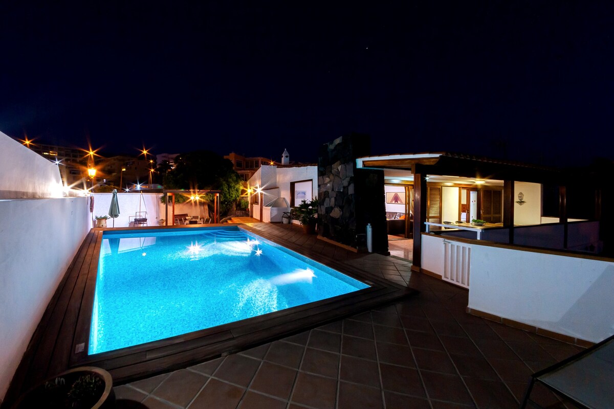 Villa Punta Negra温水泳池Tenerifesummervillas