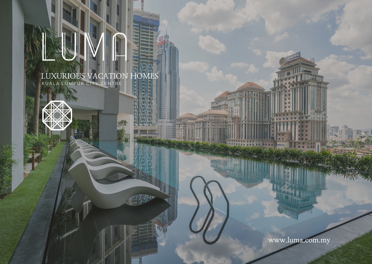 1卧豪华套房，带阳台+浴缸|步行500米即可抵达吉隆坡城中城