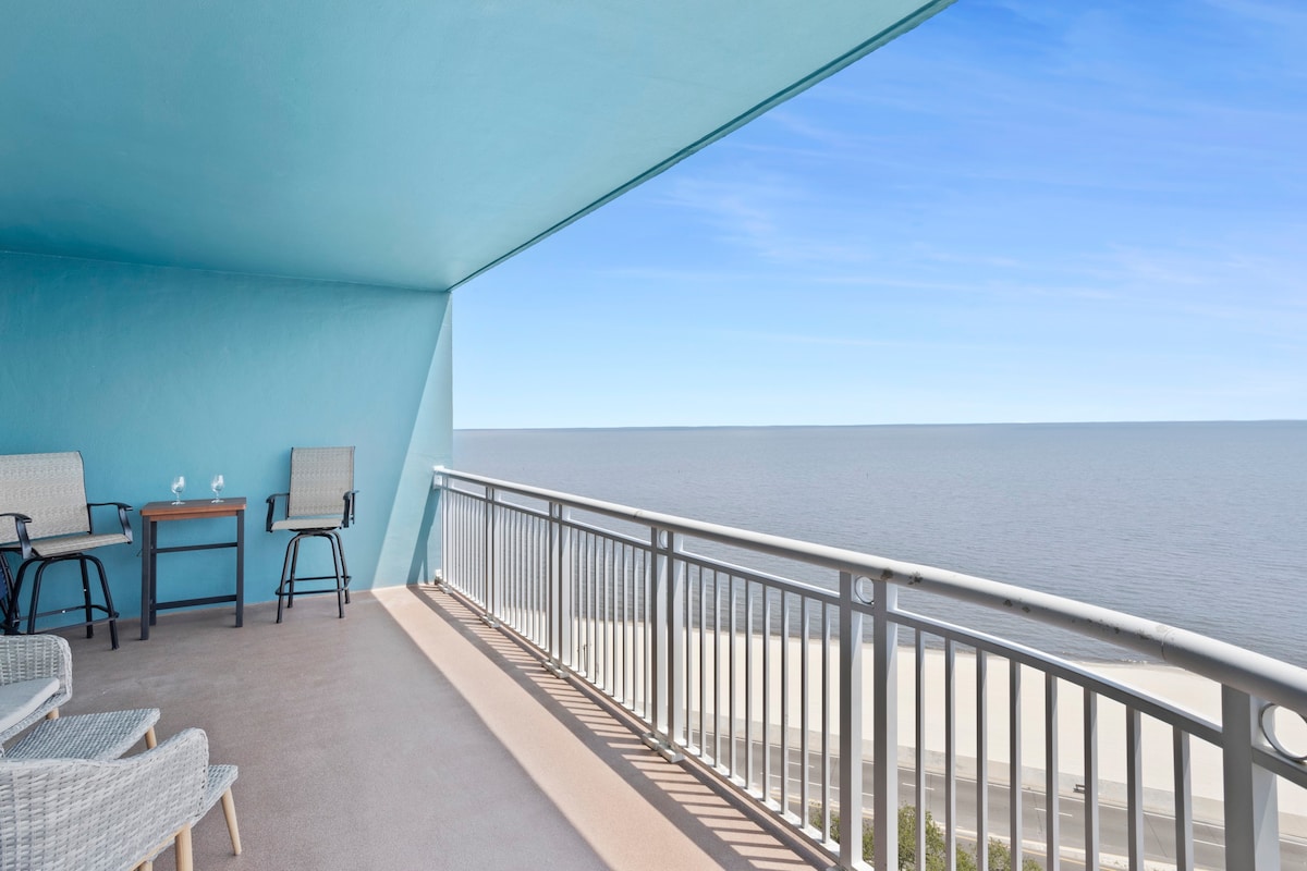 海滨3卧室公寓，位于海湾港（ Gulfport ）/比洛克西（ Biloxi ）