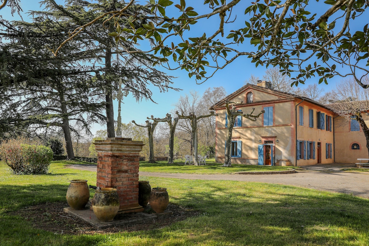 Babanel-Piscine-Parc ombragé