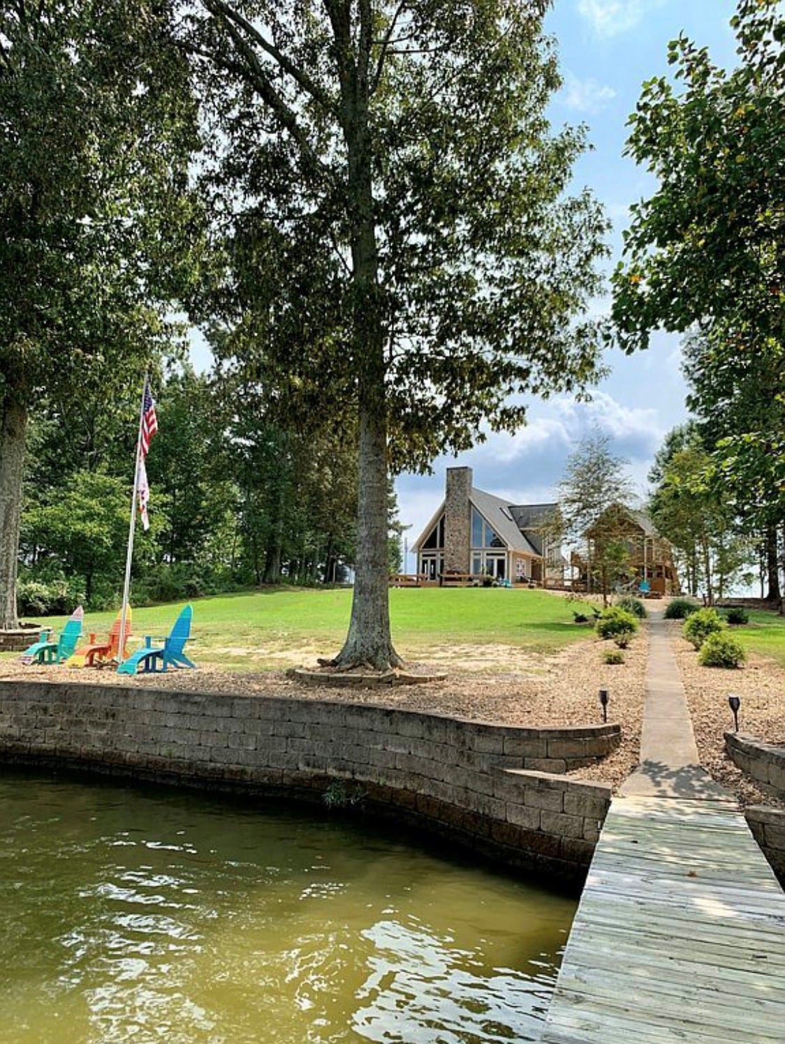 Lakefront House on Weiss Lake w separate bunkhouse