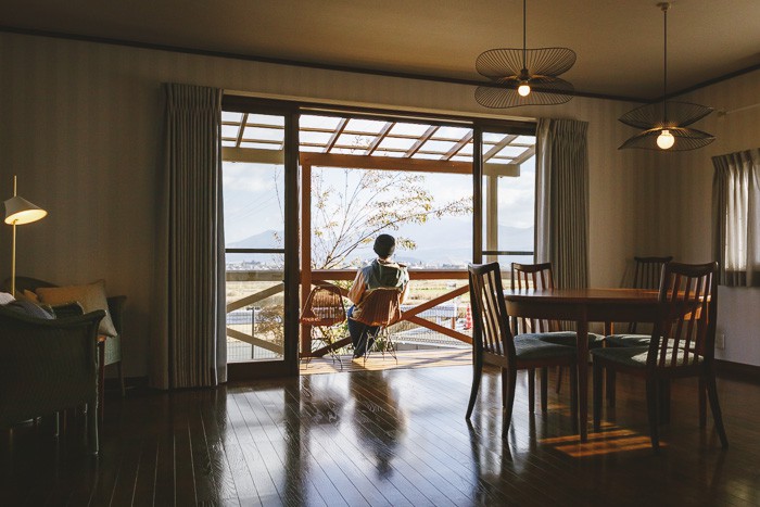 【1栋出租大楼】距离内见温泉镇（ Uchimi Onsen Town ）仅5分钟车程，这是一栋可以欣赏阿苏五岳（ Aso Gotake ）美景的私人别墅！