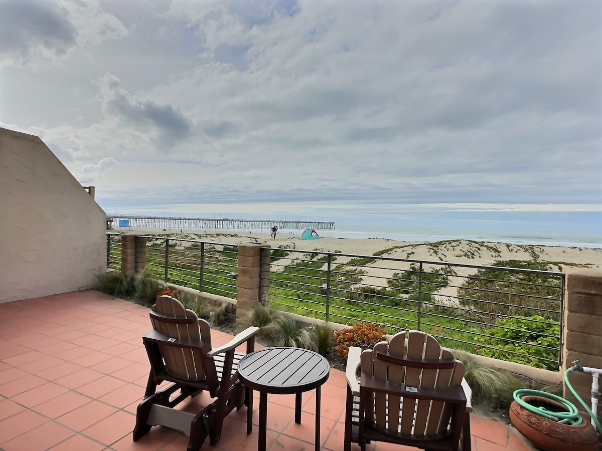 Pismo shores unit 126: beachfront and wave ready!