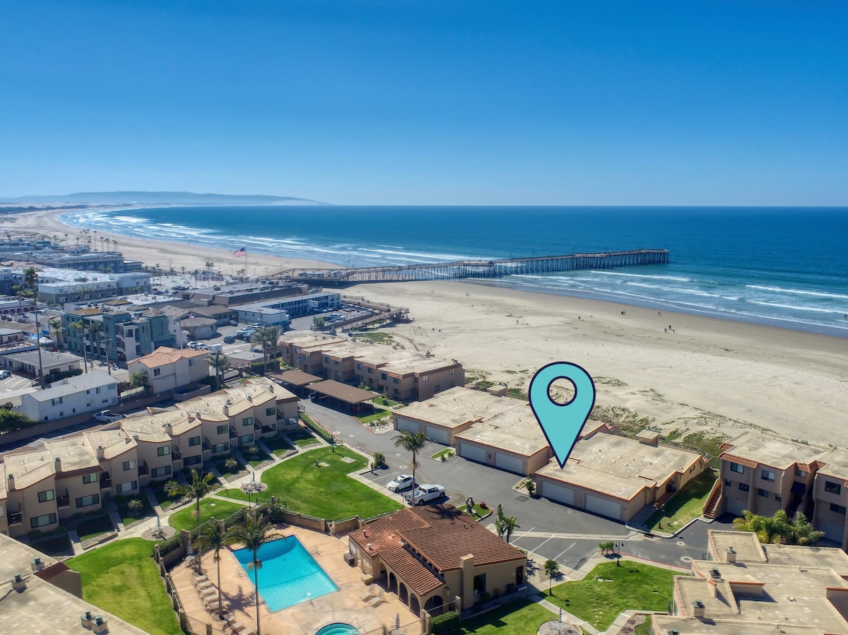 Pismo shores unit 126: beachfront and wave ready!