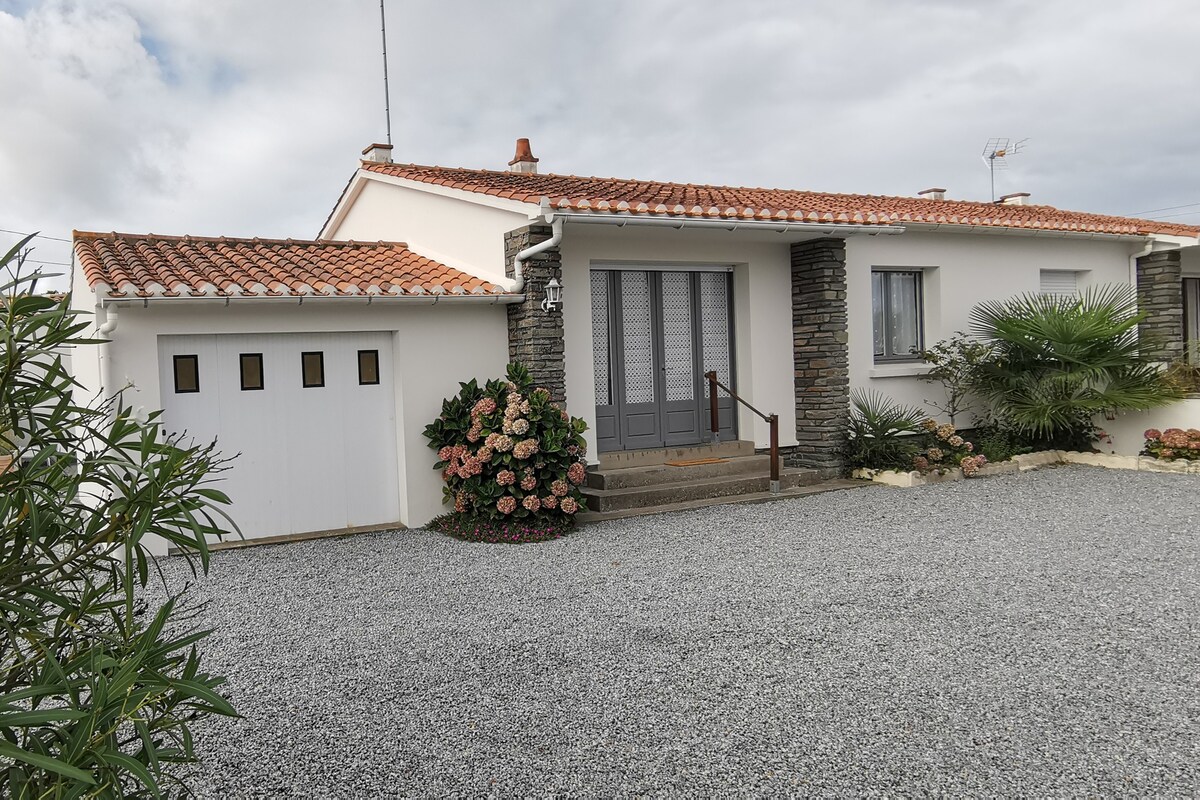 Maison avec jardin proche de la plage de Boisvinet