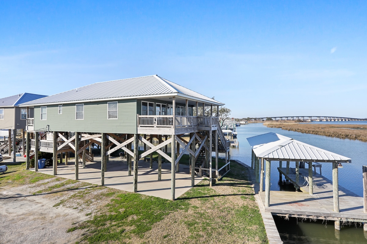 海滨！黑狗小屋和钓鱼包租