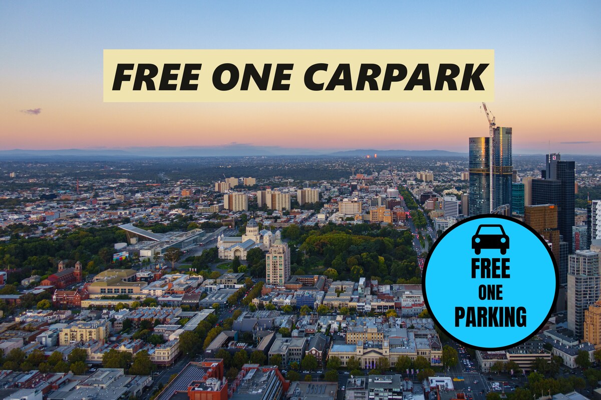 68th: Melb Fantastic skylineview 6ppl FREE carpark