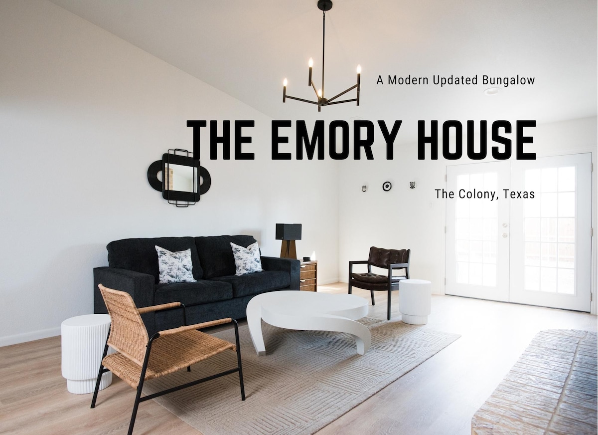 The Emory House a Modern Bungalow in The Colony