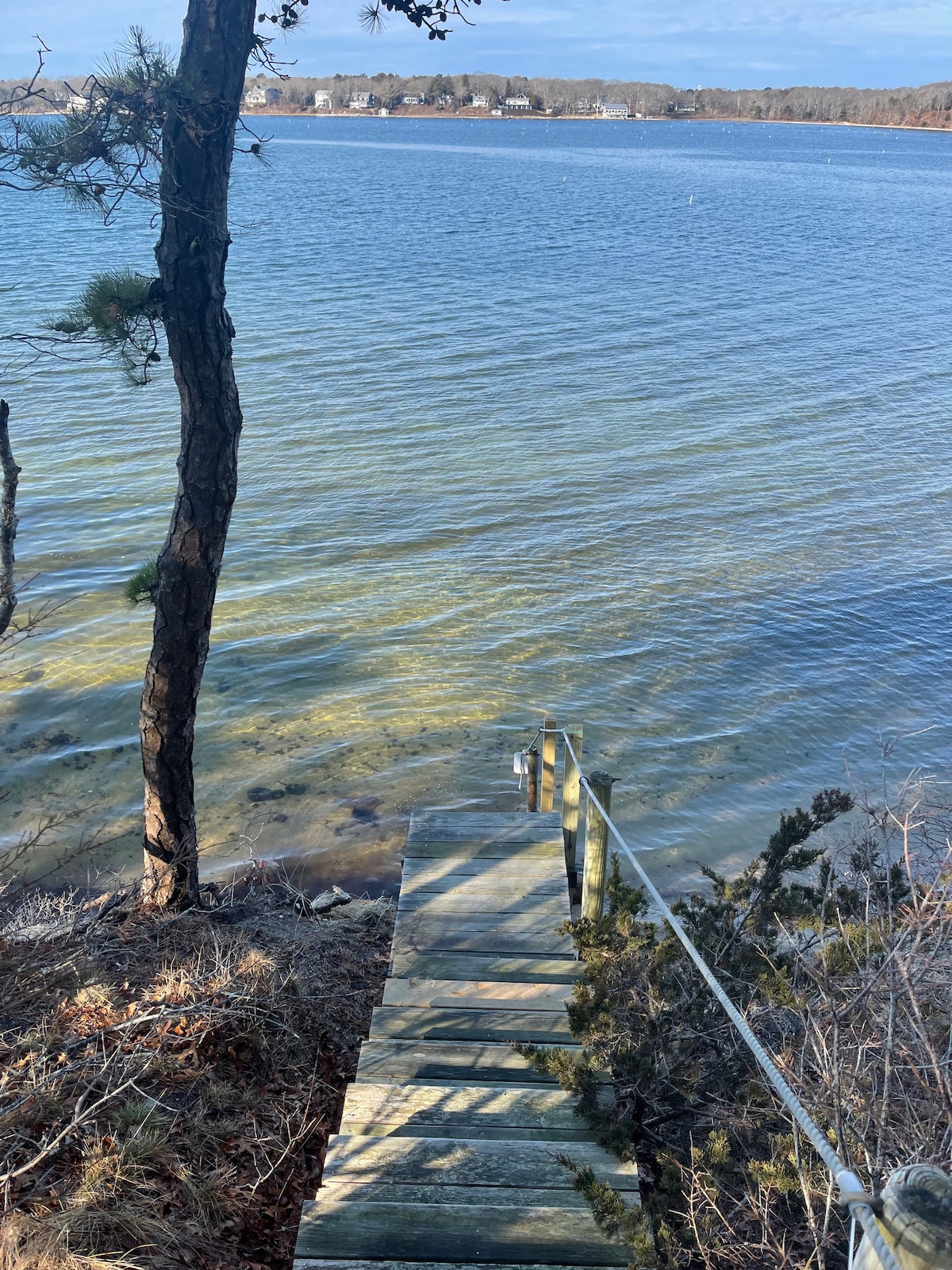 2英亩海滨绿洲俯瞰Waquoit Bay