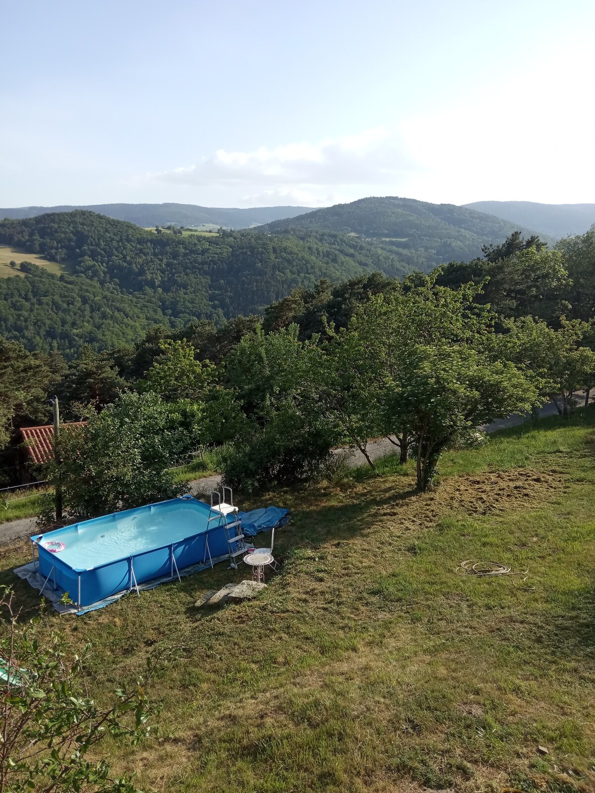 Maison bois vue panoramique