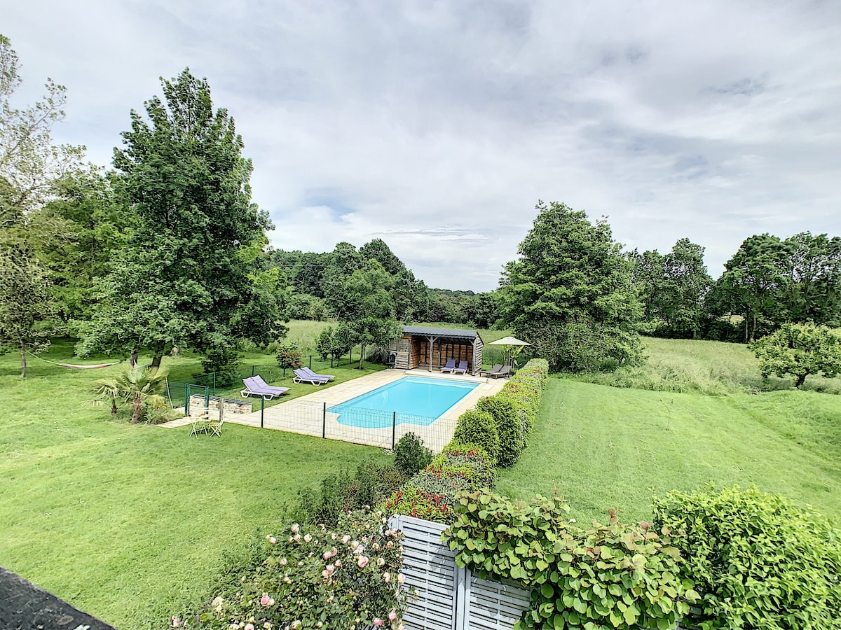 L'Isle Mézangeon avec piscine à 15 mn de La Loire