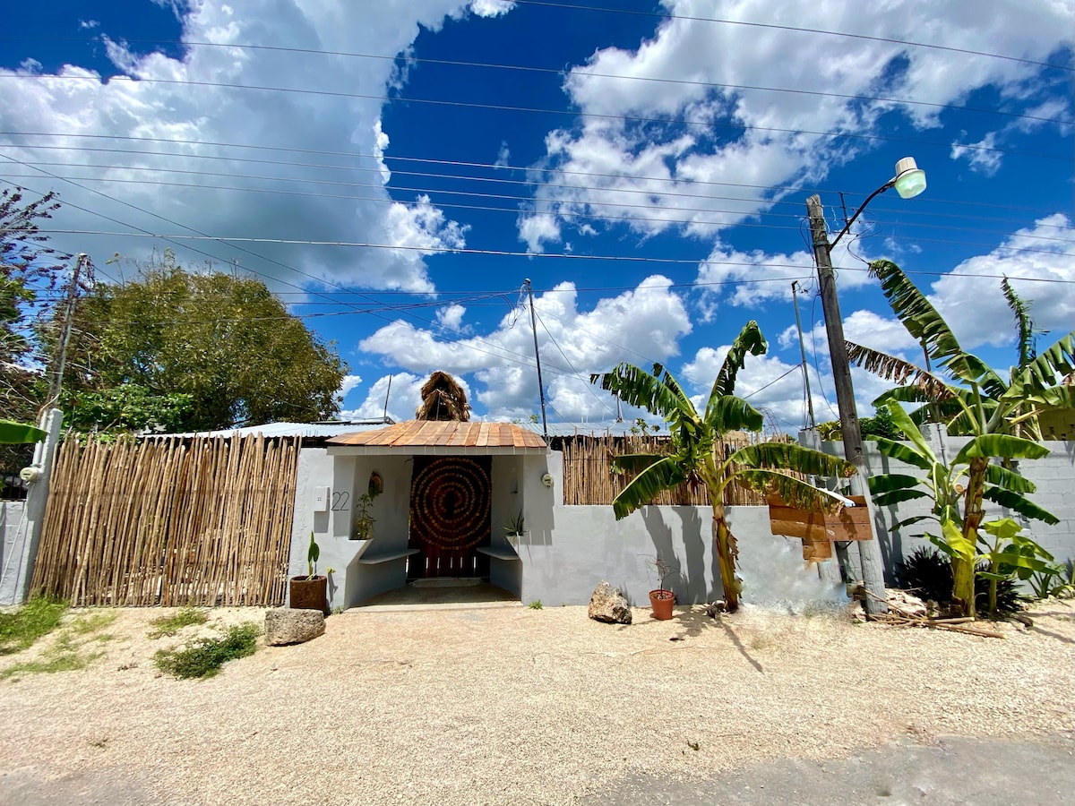 Casa Tortuga, by Jungla Bacalar 5ta av. cerca lag.