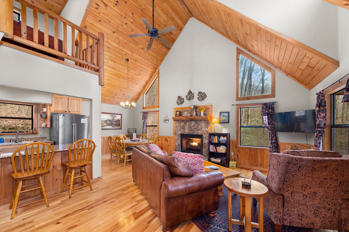 Wren Song Cabin w/ Hot Tub & Foosball near GSMNP