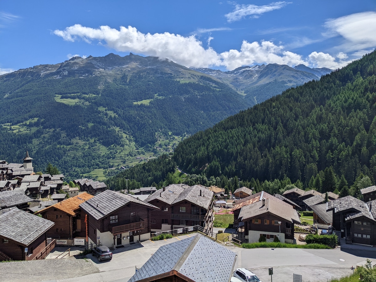 在瑞士阿尔卑斯山核心地带放松身心