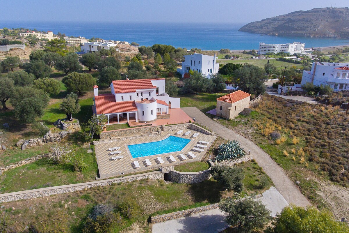 Villa Krokali in Lindos with swimming pool