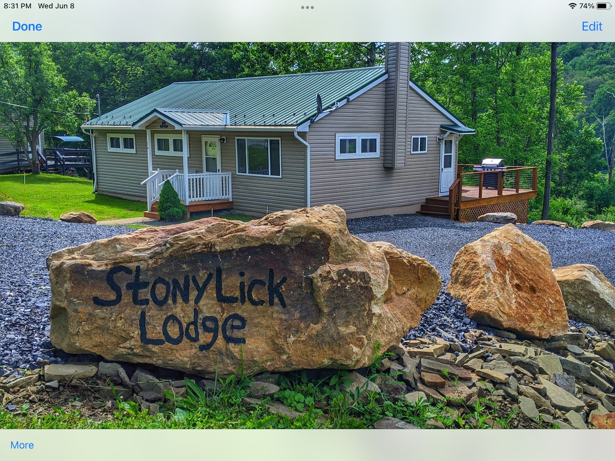 Stony Lick Lodge -Big Deck - Fire Pit - Blackstone