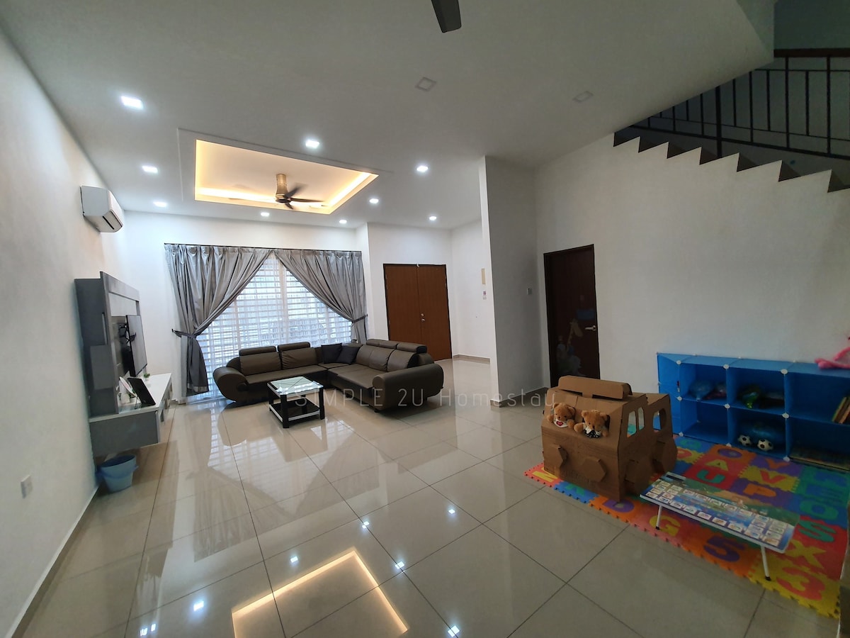 Simple 2u Homestay 4卧室Saujana Sg Petani