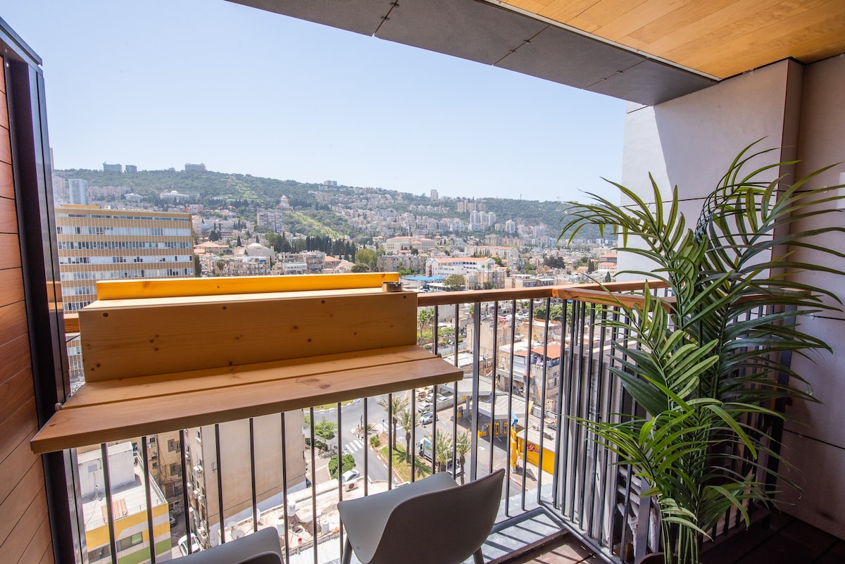 HAIFA港口城市-市中心2卧室公寓，带阳台# 2