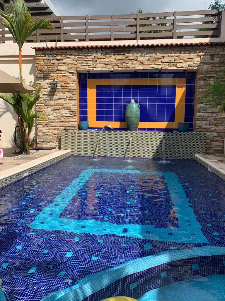 现代、宽敞的私人泳池摩纳哥之家