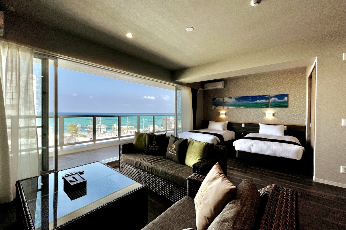 【Partial Sea View】100m to the beach 89㎡ Condo