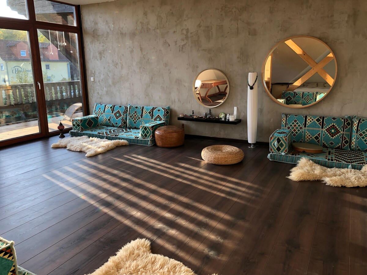Retreat Villa with Meditation Room & Sound Table