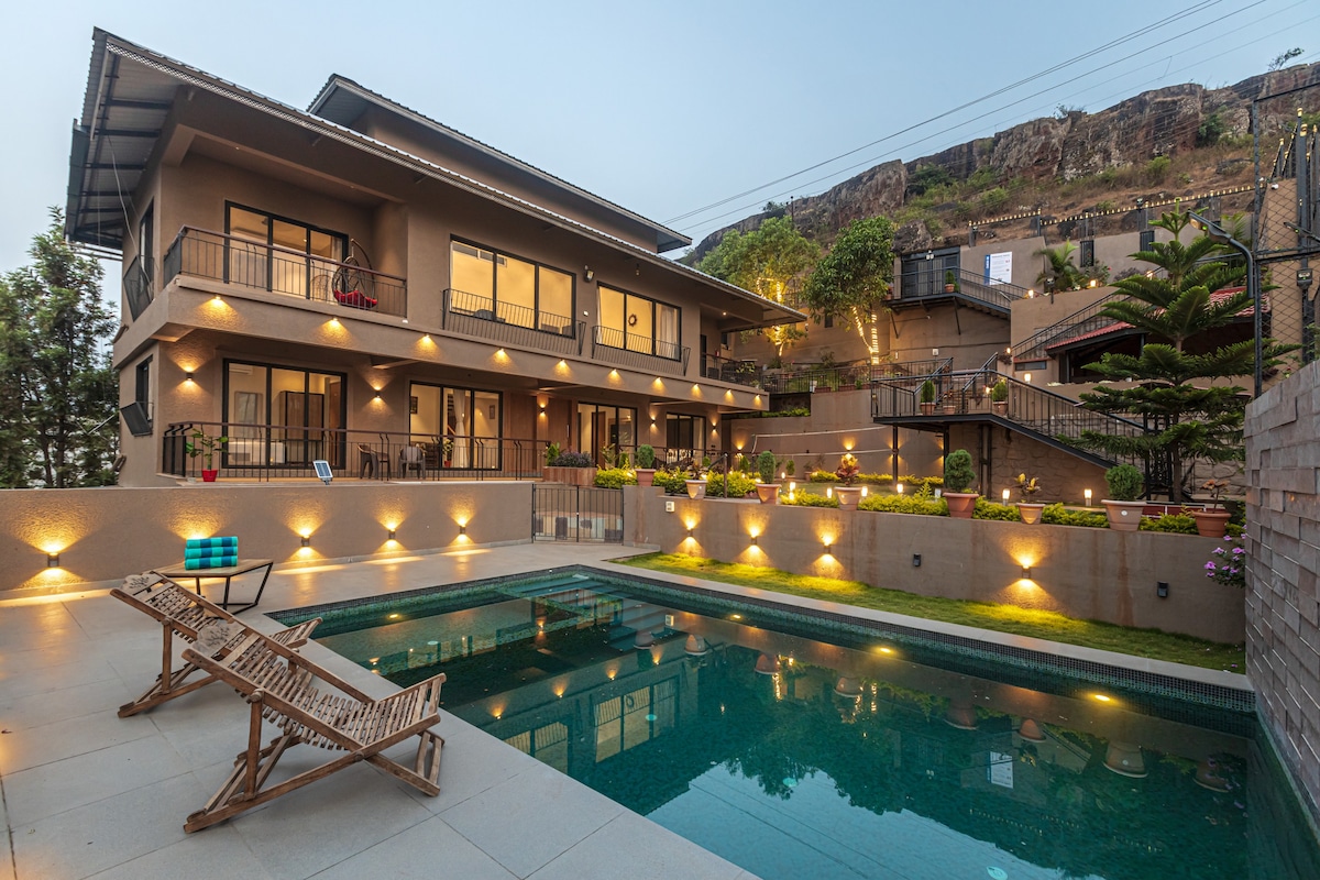 Cinco Elementos -令人惊叹的山谷景观泳池别墅。