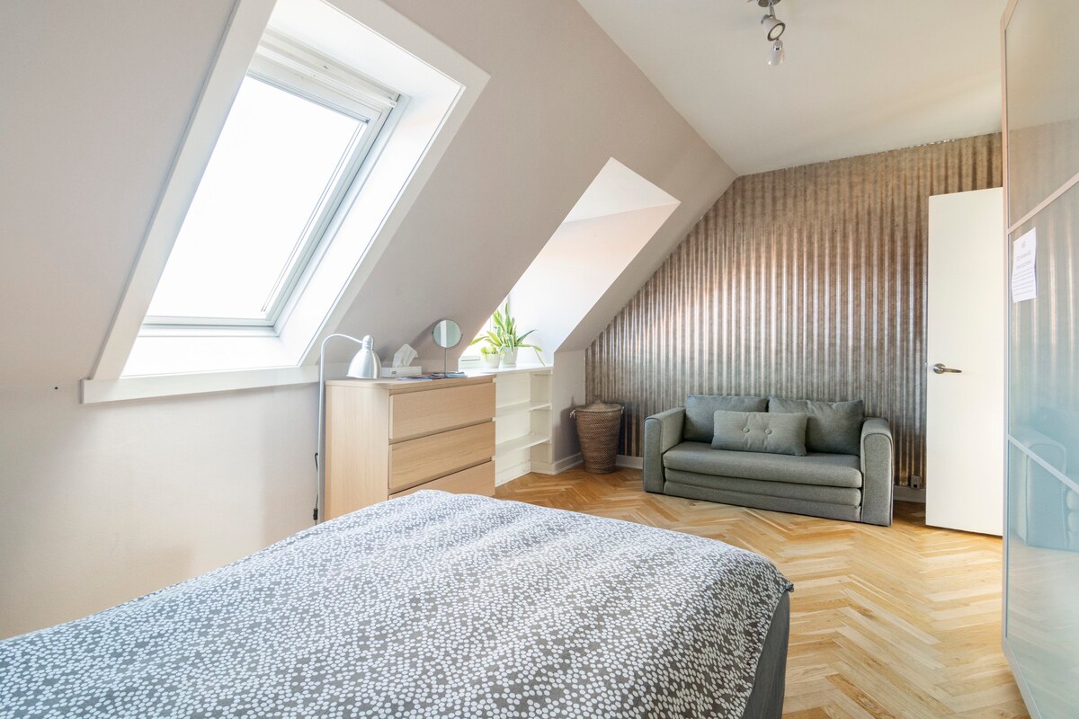 合租公寓中的宽敞房间-哥本哈根