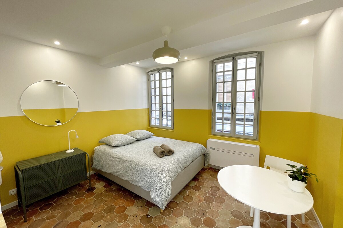 空调单间公寓位于阿维尼翁市中心