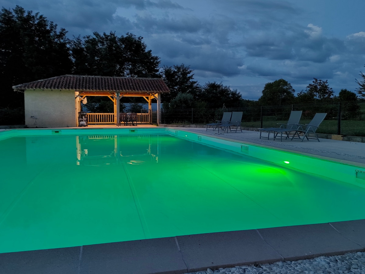 Gîte Lavande avec piscine et table d'hôtes, Gers