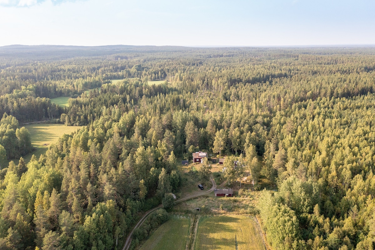 Villa & Hof von 1860 mit Sauna & Kamin, Alleinlage