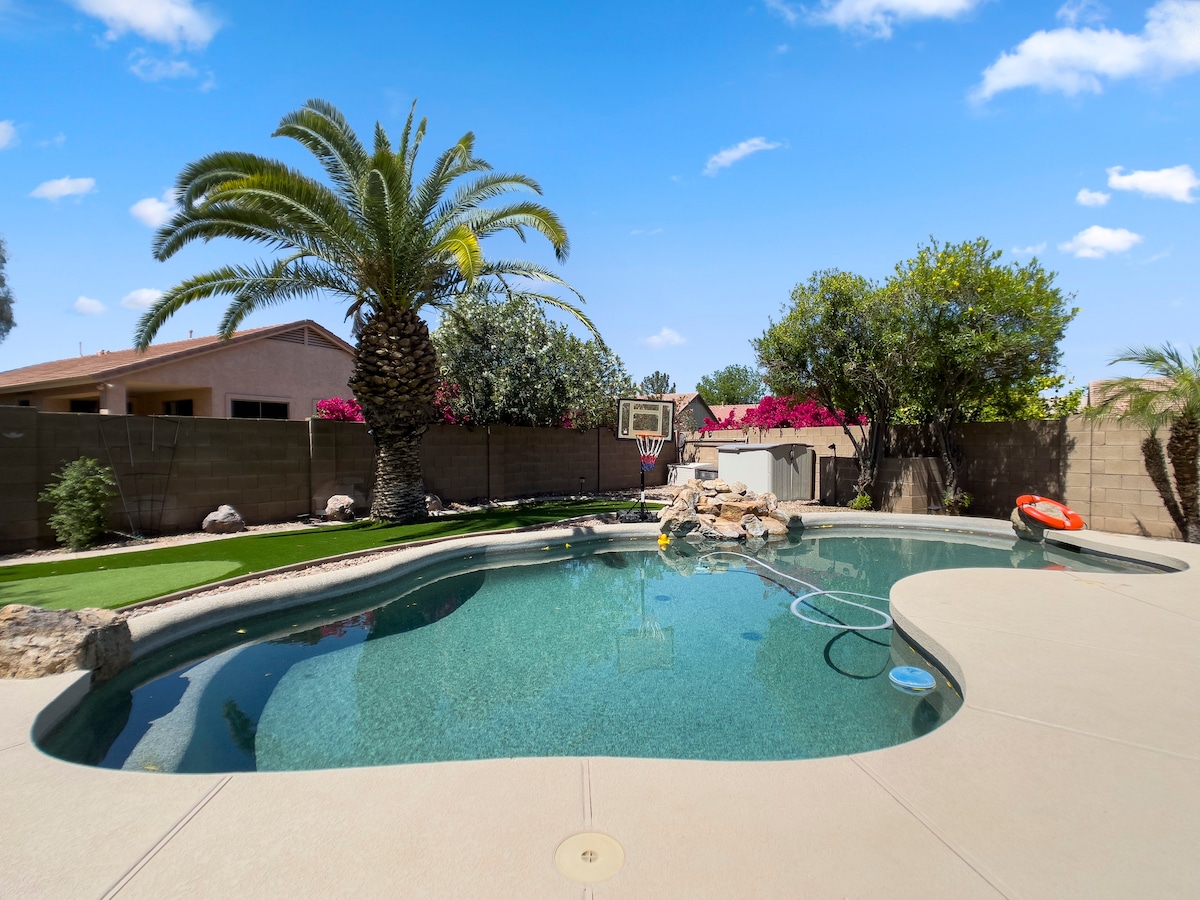 Great! Luxury Home 3bdr Private Pool Putting Green