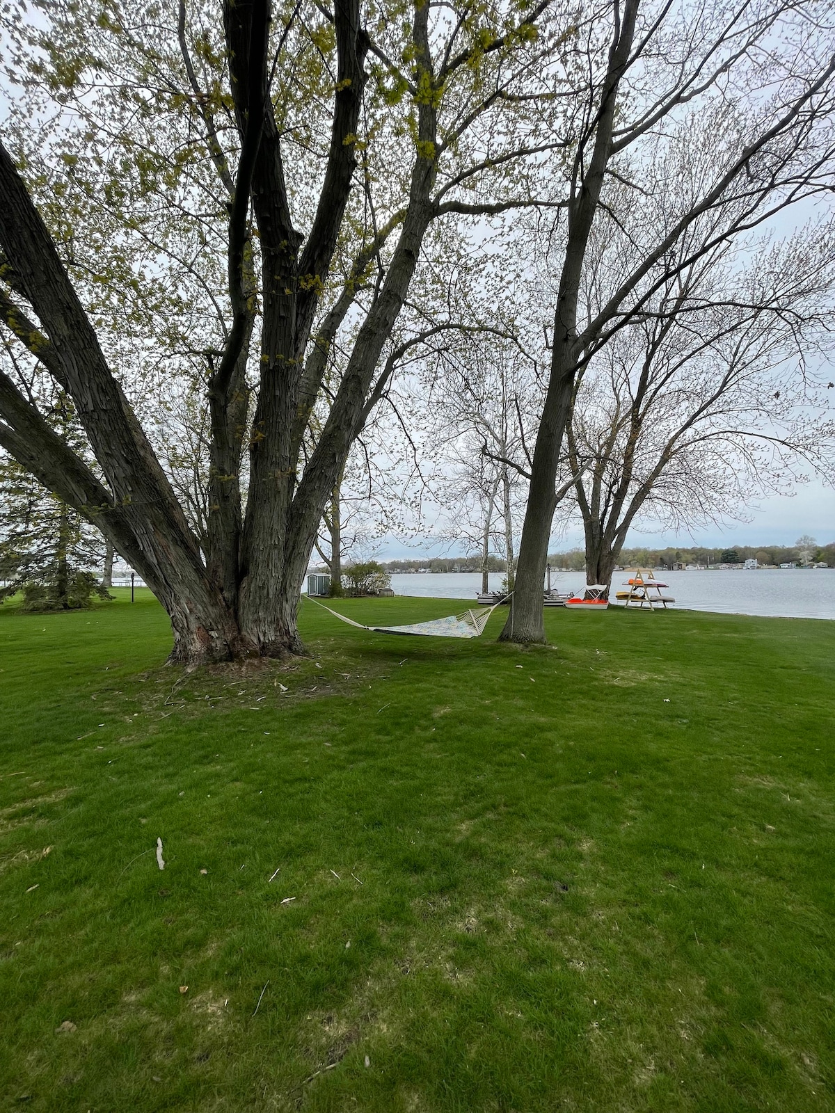 Lake Front Home with Water Toys