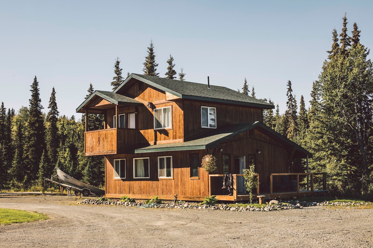 在Anglers Haven享用阿拉斯加的Moose Cabin-Room