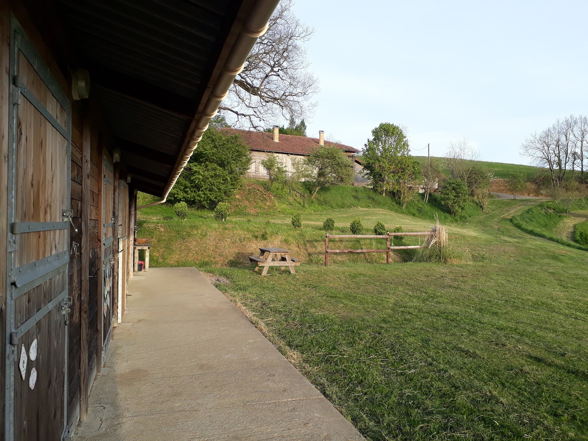 Domaine de l 'Espiau ，全景和骑马